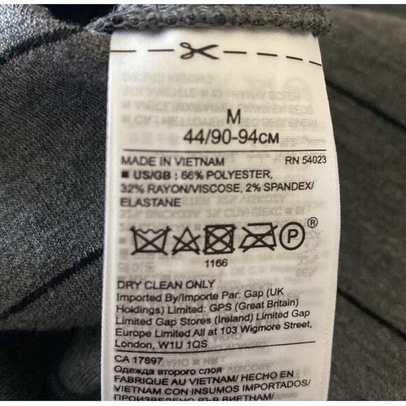 Banana Republic GRAY&BLK STRIPS CLASSIC WORK CASUAL  MAXI DRESS SIZE M - Picture 3 of 4